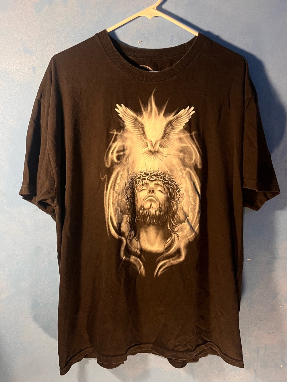 Y2K Jesus Graphic T Shirt